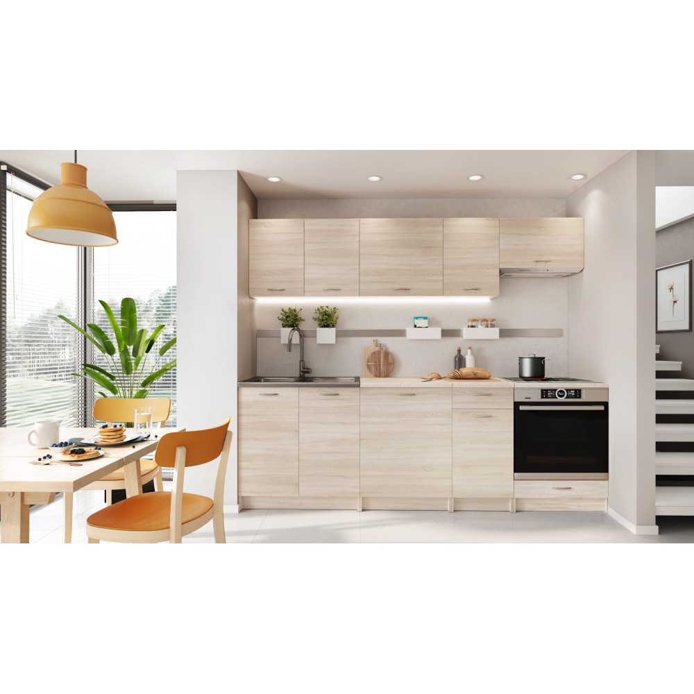 Cocina completa 240 cms Gama Economica ref-28 Cocina completa 240 cms Gama Economica ref-28