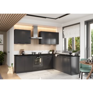 Modulos para cocinas color gris grafito gama economica presupuesto gratuito ref-27 MODELO ANIKA