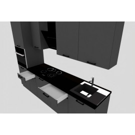 Cocina completa 280 cms Gama Economica ref-207A Cocina completa 280 cms Gama Economica ref-207A