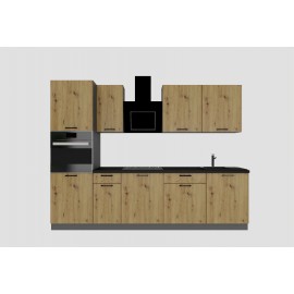 Cocina completa 280 cms Gama Economica ref-207A Cocina completa 280 cms Gama Economica ref-207A