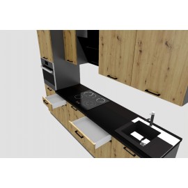 Cocina completa 280 cms Gama Economica ref-207A Cocina completa 280 cms Gama Economica ref-207A