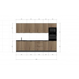 Cocina completa 300 cms ref-150 Gama Alta