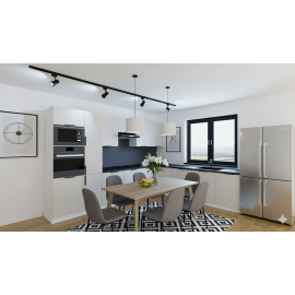 Cocina en L completa 360 y 280 cms Gama Media ref-39