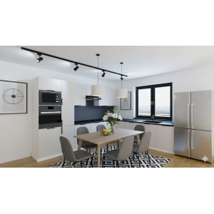 Cocina en L completa 360 y 280 cms Gama Media ref-39