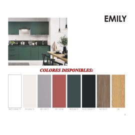 Modulos para cocinas varios colores alta gama presupuesto gratuito ref-52 MODELO EMILY