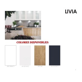 Modulos para cocinas varios colores alta gama presupuesto gratuito ref-56 MODELO LIVIA