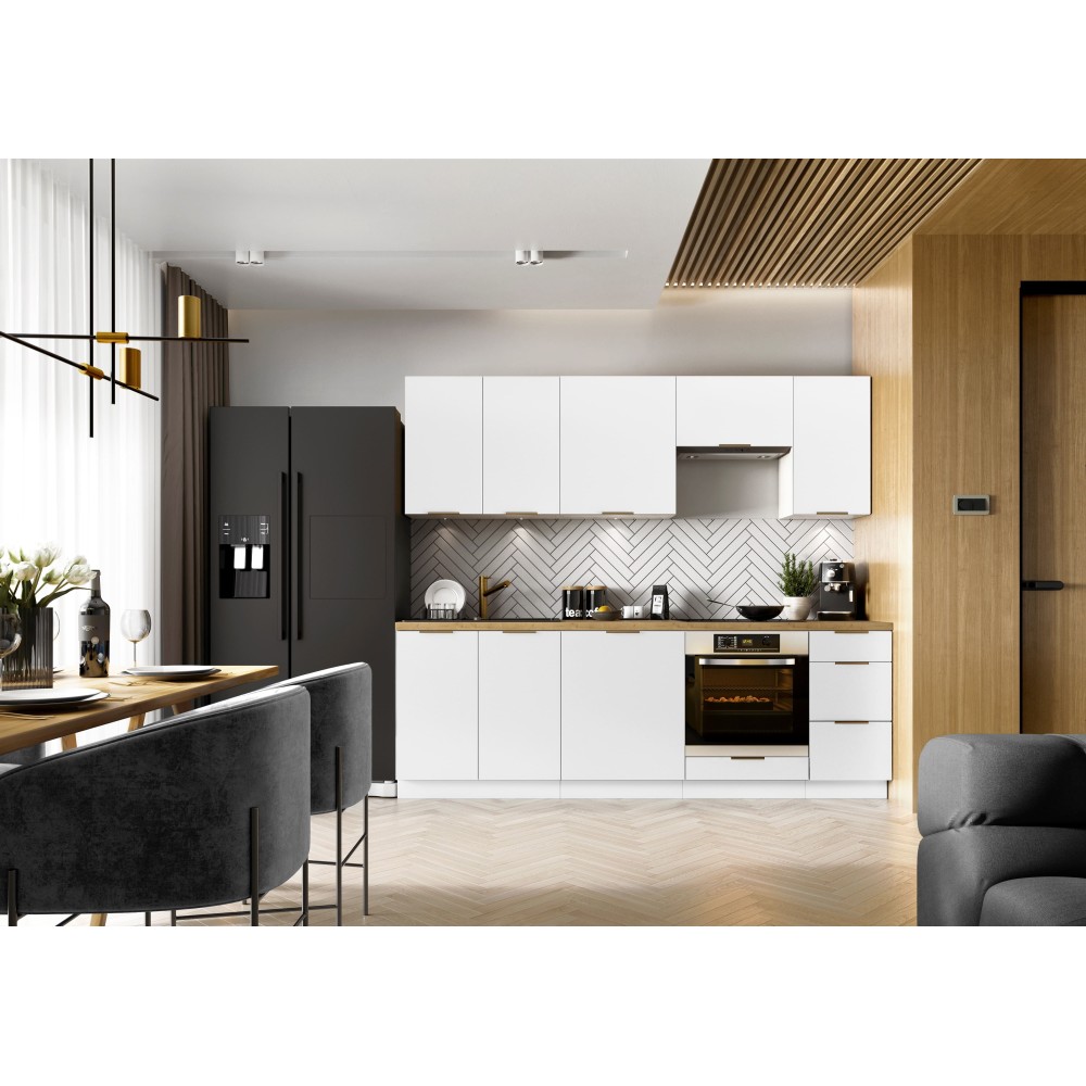 Cocina completa 240 cms ref-70E Gama Alta Cocina completa 240 cms ref-70E Gama Alta