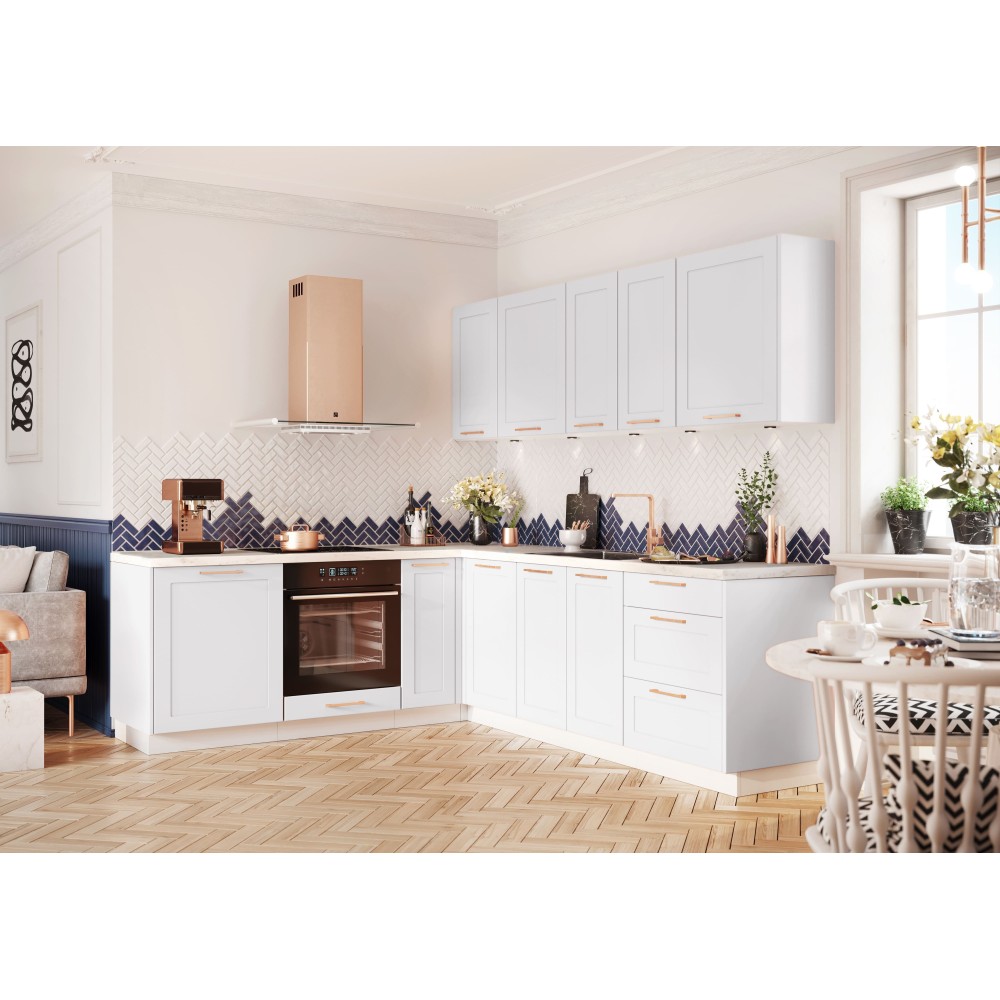 Cocina en L completa 210 y 250 cms ref-90 Gama Alta Cocina en L completa 210 y 250 cms ref-90 Gama Alta