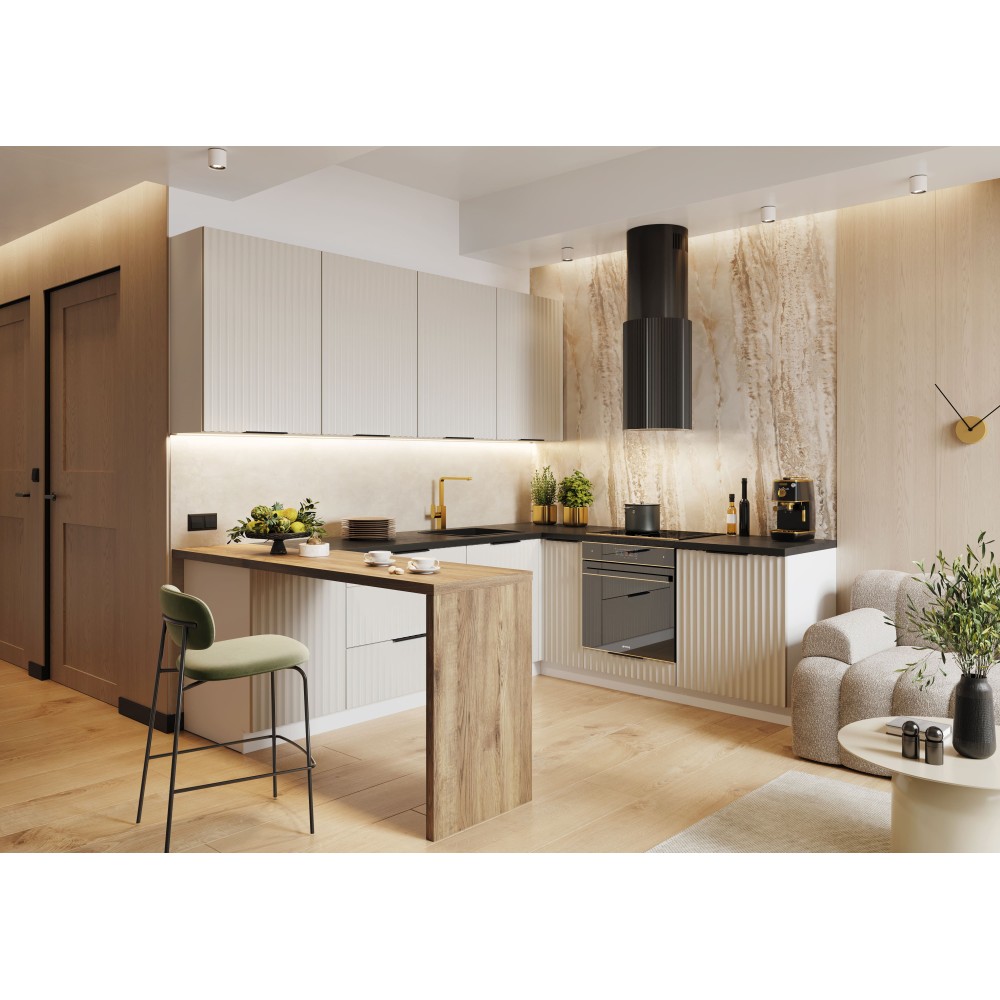 Cocina en L completa 240 y 230 cms ref-96 Gama Alta Cocina en L completa 240 y 230 cms ref-96 Gama Alta