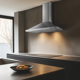 Campana piramidal vista ref-14 EVVO modelo CE26 650 m3/h 90 cms