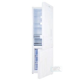 Frigorifico combi ref-03 EVVO modelo F55 Glass 186 cms