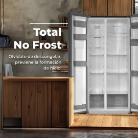 Frigorifico americano ref-20 EVVO modelo F90 Aqua 177 cms