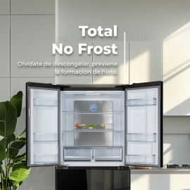 Frigorifico americano ref-24 EVVO modelo F80B glass 183 cms