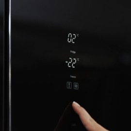 Frigorifico americano ref-24 EVVO modelo F80B glass 183 cms