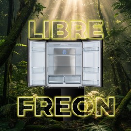 Frigorifico americano ref-24 EVVO modelo F80B glass 183 cms