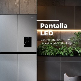 Frigorifico americano ref-26 EVVO modelo F100X Aqua 183 cms