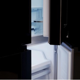 Frigorifico americano ref-27 EVVO modelo F100B Glass 183 cms