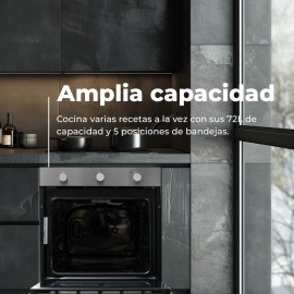 Horno integrable de conveccion ref-01 EVVO modelo H10 77 litros