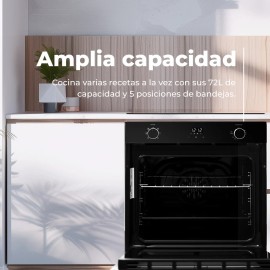 Horno integrable de conveccion ref-02 EVVO modelo H20 72 litros