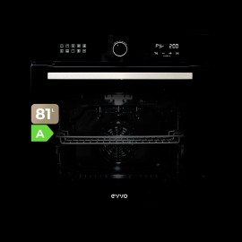 Horno integrable de vapor ref-03 EVVO modelo H25 airfryer 81 litros