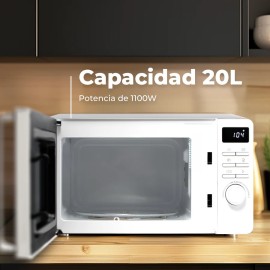 Microondas sobremesa ref-20 EVVO modelo M20 20 litros