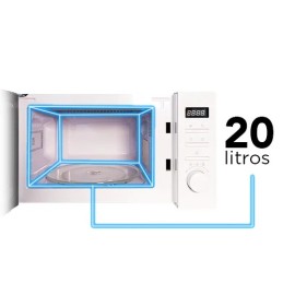 Microondas horno sobremesa ref-21 EVVO modelo M2W 20 litros