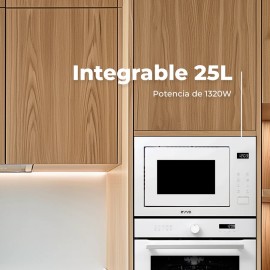 Microondas integrable ref-03 EVVO modelo MI45 25 litros