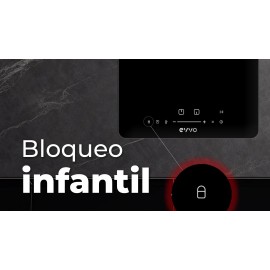 Vitroceramica ref-02 EVVO modelo V31 2 fuegos induccion 