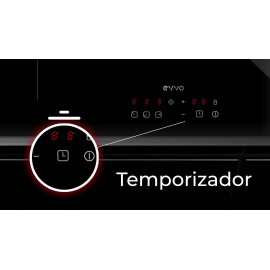 Vitroceramica ref-03 EVVO modelo V60 3 fuegos 