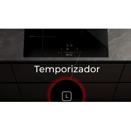 Vitroceramica ref-04 EVVO modelo V61 3 fuegos induccion