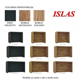 Isla ref-01b color gris grafito 90 cms Isla ref-01b color gris grafito 90 cms