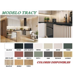 Modulos para cocinas varios colores alta gama presupuesto gratuito ref-61 MODELO TRACY