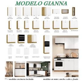 Modulos para cocinas color blanco mate gama economica presupuesto gratuito ref-35 MODELO GIANNA Modulos para cocinas color blanco mate gama economica presupuesto gratuito ref-35 MODELO GIANNA