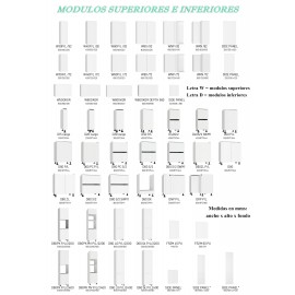 Modulos para cocinas varios colores alta gama presupuesto gratuito ref-63 MODELO MODERN Modulos para cocinas varios colores alta gama presupuesto gratuito ref-63 MODELO MODERN