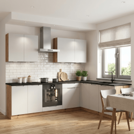 Cocina en L completa 200 y 260 cms Gama Economica ref-43a