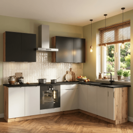 Cocina en L completa 200 y 260 cms Gama Economica ref-43c