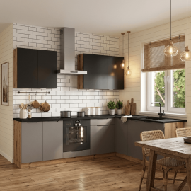 Cocina en L completa 200 y 260 cms Gama Economica ref-43d