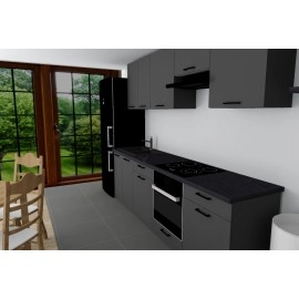 Cocina completa 260 cms Gama Economica ref-200A