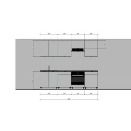 Cocina completa 260 cms Gama Economica ref-200D Cocina completa 260 cms Gama Economica ref-200D