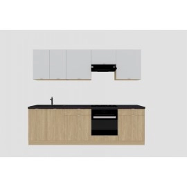 Cocina completa 260 cms Gama Economica ref-200D Cocina completa 260 cms Gama Economica ref-200D