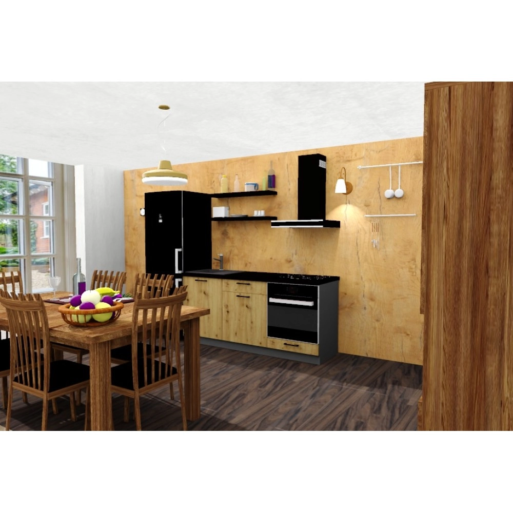 Cocina completa 180 cms Gama Economica ref-202A Cocina completa 180 cms Gama Economica ref-202A