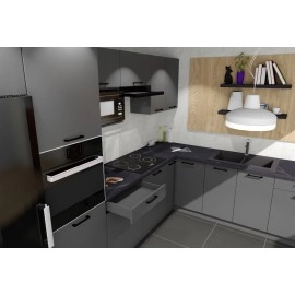 Cocina en L completa 260 y 240 cms Gama Economica ref-204 VARIOS MODELOS Cocina en L completa 260 y 240 cms Gama Economica ref-204 VARIOS MODELOS