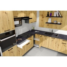 Cocina en L completa 260 y 240 cms Gama Economica ref-204 VARIOS MODELOS Cocina en L completa 260 y 240 cms Gama Economica ref-204 VARIOS MODELOS