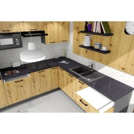 Cocina en L completa 260 y 240 cms Gama Economica ref-204 VARIOS MODELOS Cocina en L completa 260 y 240 cms Gama Economica ref-204 VARIOS MODELOS