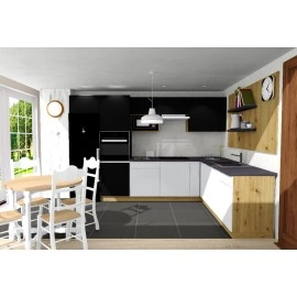 Cocina en L completa 260 y 240 cms Gama Economica ref-204 VARIOS MODELOS Cocina en L completa 260 y 240 cms Gama Economica ref-204 VARIOS MODELOS