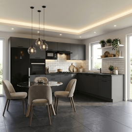 Cocina en L completa 260 y 240 cms Gama Economica ref-204 VARIOS MODELOS