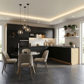 Cocina en L completa 260 y 240 cms Gama Economica ref-204 VARIOS MODELOS