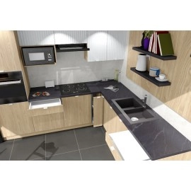 Cocina en L completa 260 y 240 cms Gama Economica ref-204 VARIOS MODELOS Cocina en L completa 260 y 240 cms Gama Economica ref-204 VARIOS MODELOS