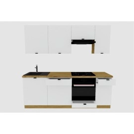 Cocina completa 220 cms Gama Economica ref-205A Cocina completa 220 cms Gama Economica ref-205A