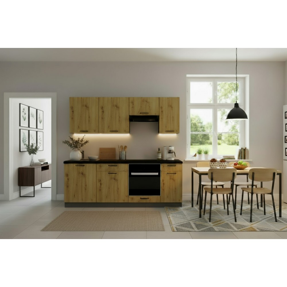 Cocina completa 220 cms Gama Economica ref-205B Cocina completa 220 cms Gama Economica ref-205B